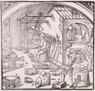 Agricola, Hüttenwesen, 1556