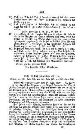 Schutz nützlicher Tiere : [V. Elementarschulwesen]
