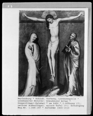 Graudenzer Altar, rechter Außenflügel: die Kreuzigung Christi