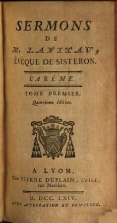 Sermons : Carême, 1