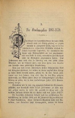 Geschichte des königlich bayerischen 5. Infanterie-Regiments Grossherzog von Hessen. [1], Von 1868 mit 1873