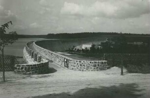Talsperre Muldenberg bei Grünbach im Vogtland, Deutschland, 1923