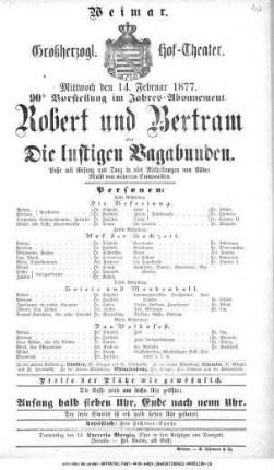 Robert und Bertram oder Die lustigen Vagabunden