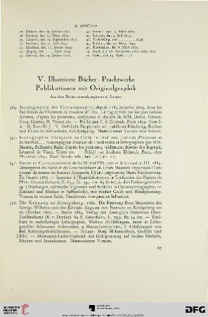 V. Illustrierte Bücher – Prachtwerke Publikationen mit Originalgraphik (Nr. 589-602)