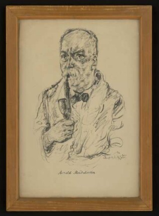 [Bildnis Arnold Ludwig Mendelssohn] : Arnold Mendelssohn : Frankfurt, d. 29. Januar 1925