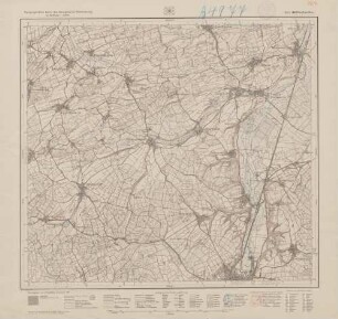 7824 (alte Nr.: 148) Warthausen, Topographische Karte des Königreichs Württemberg im Maßstabe 1:25000