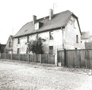 Schkeuditz-Papitz, Altes Dorf 8. Wohnhaus (um 1890). Straßenansicht