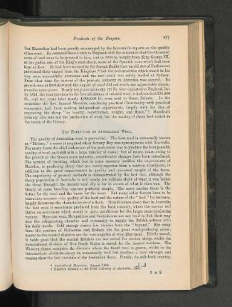 The Evolution of Australian Wool.