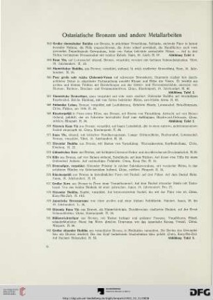 Ostasiatische Bronzen und andere Metallarbeiten (Nr. 563-822)