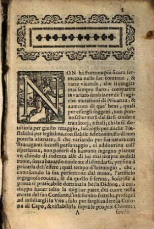 La costanza travagliata : ò sia il cavaliere interessato