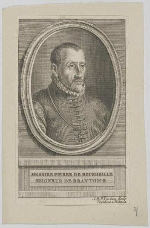 Bildnis des Pierre de Bourdeille de Brantome
