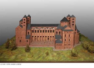 Dom zu Speyer - Dauerausstellung: Von der Urhütte zum Wolkenkratzer, Diorama