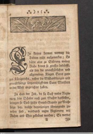 Sendschreiben.