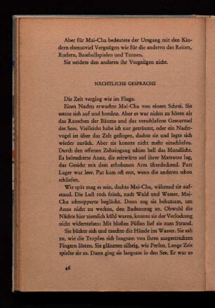 Nächtliche Gespräche
