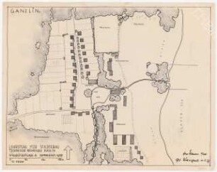 Ganzlin: Lageplan 1:1000