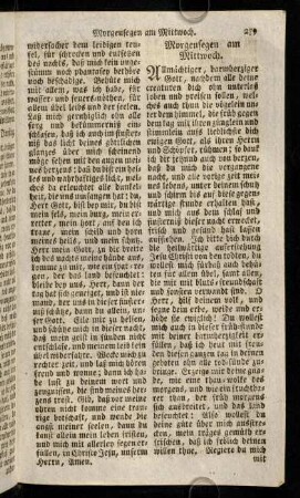 279-284, Morgensegen am Mittwoch. Abendsegen am Mittwoch. Morgensegen am Donnerstag. Abendsegen am Donnerstag.