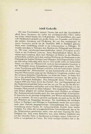 Adolf Gscheidle