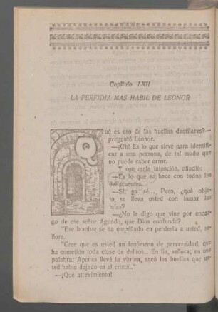 Capítulo LXII - La perfidia más hábil de Leonor