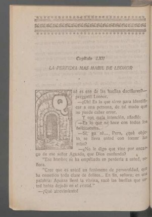 Capítulo LXII - La perfidia más hábil de Leonor