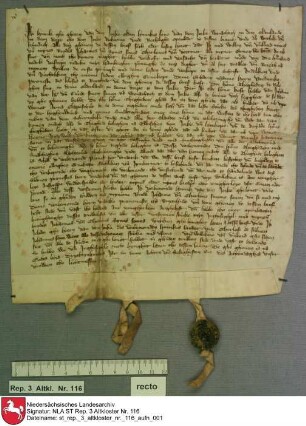 1368 Februar 9 Die von Jork verkaufen dem Alten Kloster 3 Höfezehnten zum Jork.