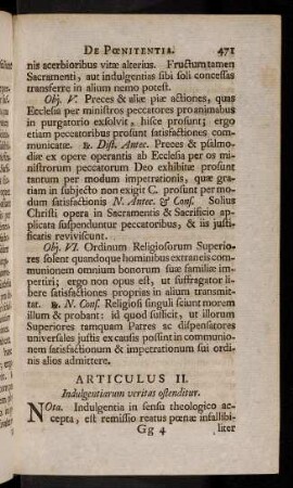 471-478, Articulus II. Indulgentiarum veritas ostenditur.