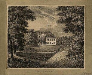 Emkendorf - Herrenhaus, Gartenseite