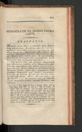 Hippocratis de morbo sacro liber.