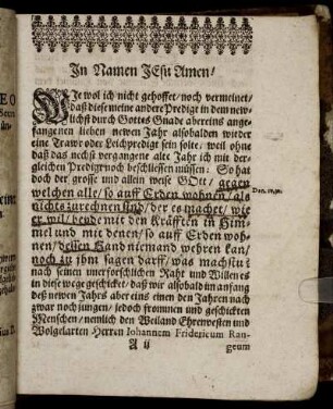 Eine Christliche Leichpredigt