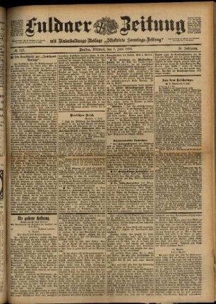 Ausgabe vom Mittwoch, den 07. Juni 1899.