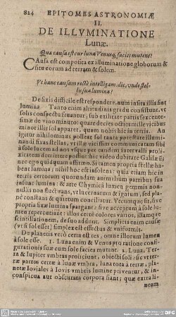 II. DE ILLUMINATIONE Lunae.