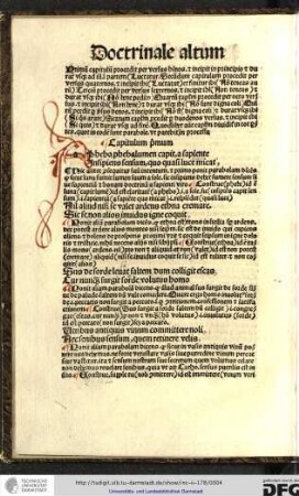 Hic autor prosequitur suum intentum et primo ponit parabolam dicens quod sicut luna sumit lumen suum a sole...