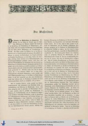 Der Wasserschutz.