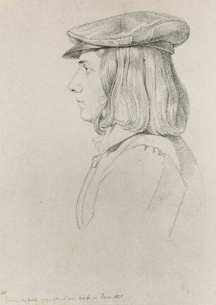 Bildnis des Malers Johann Kaspar Schinz aus Zürich