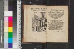 Insignia Domvs Witgensteiniae. / In Insignia Illvstris ...