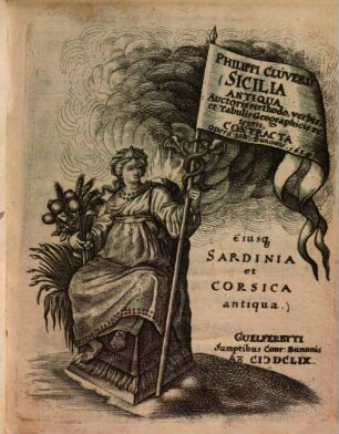 Philippi Clüverii Sicilia Antiqua : Eiusq[ue] Sardinia et Corsica antiqua