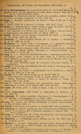 Katalog der Buch- und Antiquariats-Handlung von Theodor Ackermann, Promenadeplatz 10 in München, 258. Kirchenmusik, ...