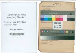 Entnazifizierung Walter Lucas , geb. 17.09.1904 (Kaufm.Angestellter)