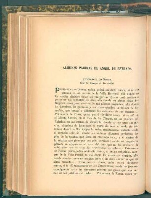 Algunas páginas de Angel de Estrada