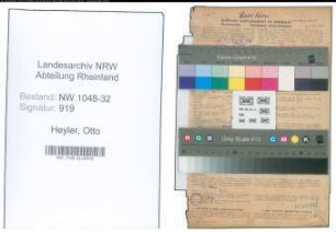 Entnazifizierung Otto Heyler , geb. 14.05.1901 (Stadtbeamter)