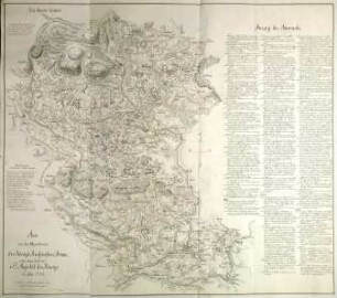 WHK 30 Bayerischer Sukzessionskrieg: Plan der Operationen der preußischen Armee in Böhmen, 1778