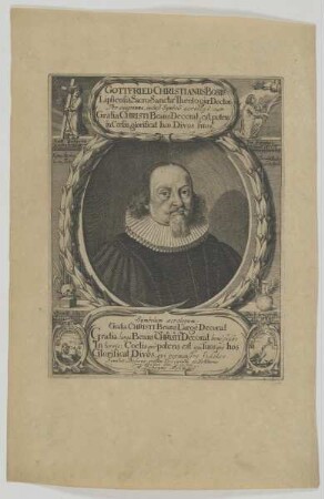 Bildnis des Gottfried Christianus Bosius