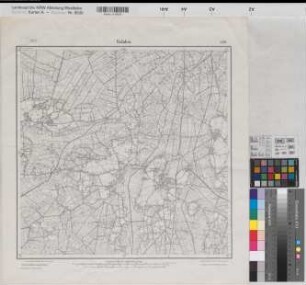 Rahden (Rahden) topographische Karte Meßtischblatt Rahden Nr. 1879 1919 1 : 25 000 44 x 45 Druck Benkhausen