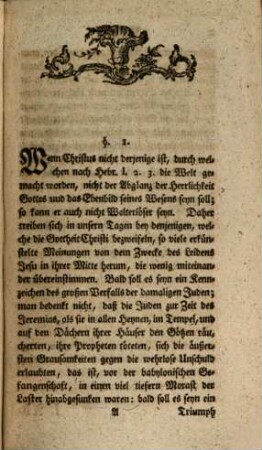 Lehre der heiligen Schrift von der Dreyeinigkeit Gottes, 3. Von der Versöhnung Christi