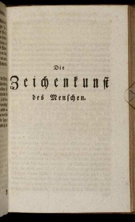Die Zeichenkunst des Menschen.