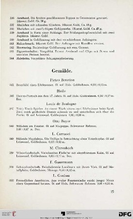 Gemälde (Nr. 345-376)