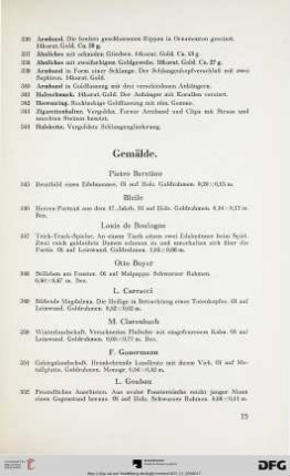 Gemälde (Nr. 345-376)