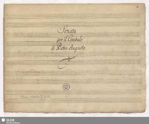 Sonatas - Mus.3065-T-2,12 : cemb : G