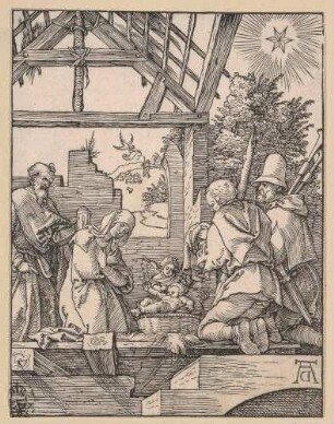 Kleine Passion, Blatt 5: Die Geburt Christi