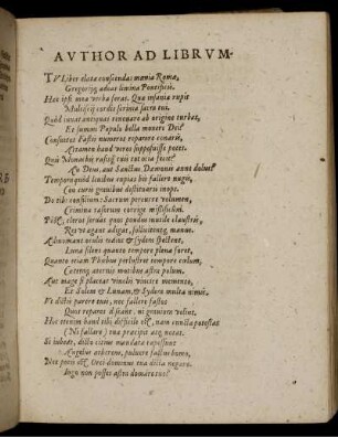 Avthor ad librvm