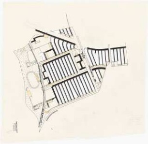 Siedlung der Reichsforschungsgesellschaft, Berlin-Haselhorst: Lageplan 1:2000